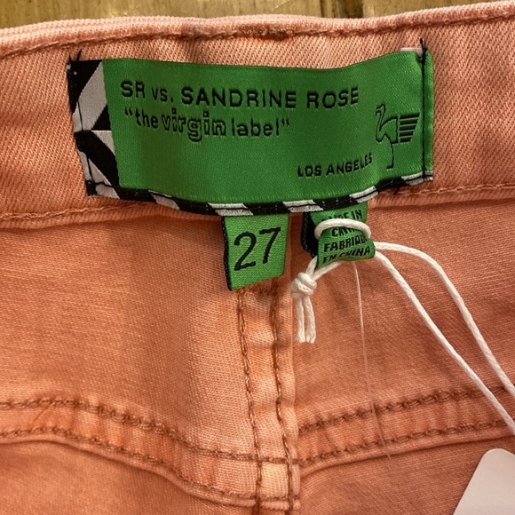 Free People Sandrine Rose Womens Embroidered Jeans Ankle New 27 virgin label - Picture 2 of 16